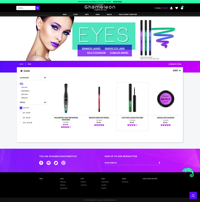 Eyes Product Page